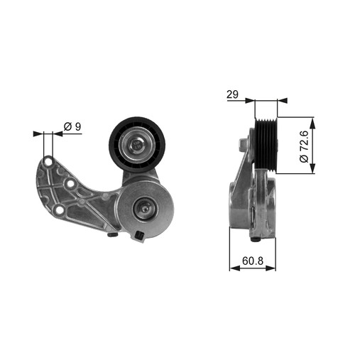 T38317 gates belt tensioner - gates,